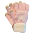 thumbnail image 1 of Knitted Cold Proof Plush Thickened Christmas Gloves, 1 of 3