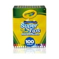 thumbnail image 2 of Crayola Super Tips Marqueurs Lavables 100/Pkg-Couleurs Assorties - 58-5100, 2 of 5
