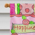 thumbnail image 3 of Carolines Treasures PJC1050CHF Flower Happiness In Growing Flag Canvas House Size, 3 of 4