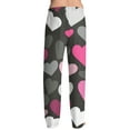 thumbnail image 7 of Resicozy Men's Valentine Pajama Pants Soft Lightweight Heart Print Lounge Sleep Bottoms with Pockets Drawstring Hot Pink 3XL, 7 of 7