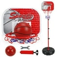 thumbnail image 2 of Stands Kids Basketball Goals Toy 63170CM Height Hoop Adjustable Basketball Set Novelty funny toy, 2 of 5