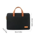 thumbnail image 5 of WKSCLPAI Laptop Bag,Portable Laptop Tote Bag,Lightweight Business Laptop Bag,Spill-Resistant Briefcase,Compatible 15.6 to 16 Inch Notebooks,Business Travel Essentials, 5 of 5