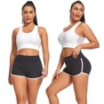 thumbnail image 4 of pantalones cortos de yoga de cintura alta para mujer/cintura alta/shorts para correr/gimnasio/gimnasiopangjing, 4 of 4