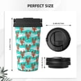 thumbnail image 3 of Daiia Lobsters Of Turquoise Waves Printed Stainless Steel Tumbler with Lid and Straw, Double Wall Vacuum Insulated Coffee Tumbler Travel Coffee Mug with Leak Proof Lid, 3 of 8