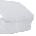 thumbnail image 6 of Karat 24oz PET Plastic Tamper Resistant Hinged Deli Container with Lid - 200 sets, 6 of 10