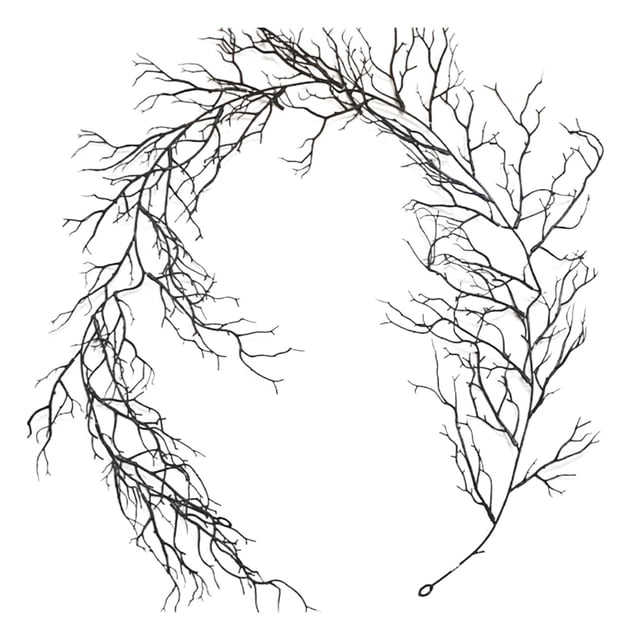 Halloween Decorations Indoor,Halloween Black Withered Rattan Simulation - Fake Tree Branches Indoor Decoration Scenery Decor