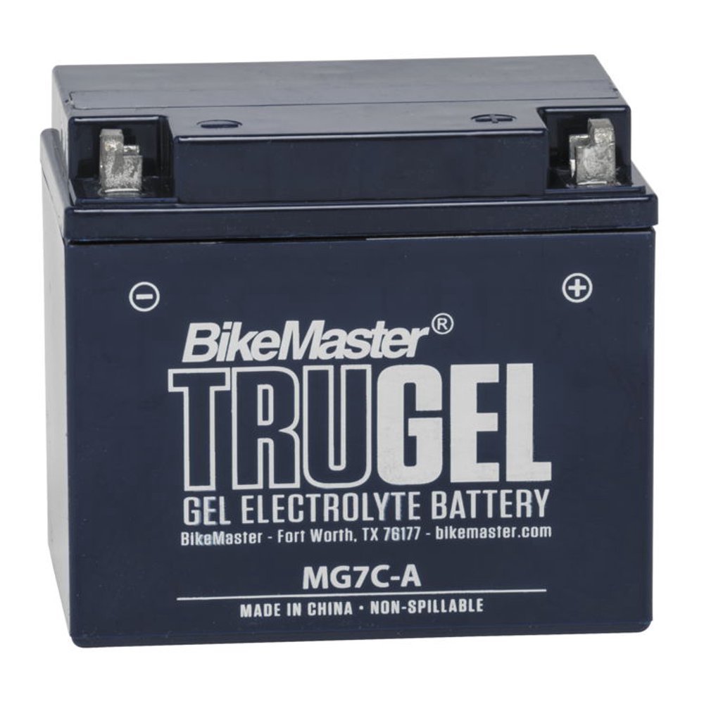 BikeMaster TruGel Battery MG7CA for Yamaha TW200 Trailway 19872018