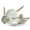 White, variant on Vkoocy 6pcs Nonstick Ceramic Cookware Set, Non Stick Pots and Pans Set White Granite pattern