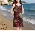 thumbnail image 5 of DIXRUYEE Womens Dresses Loose Neck Sleeveless Oversize Daisy Heart Meadow Pattern g503087836, 5 of 8