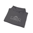thumbnail image 3 of Darkstar Commando Viking Skateboard Black Vintage Classic Skate Hoodie Print v2 - Charcoal / M, 3 of 5