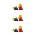thumbnail image 3 of relayinert 4pcs Rubber Ball Tees Holder Golfer Ball Rack 4 Height Training Holder Golfing Practice Tool Golfer Training Tools with a strap 3Set, 3 of 6