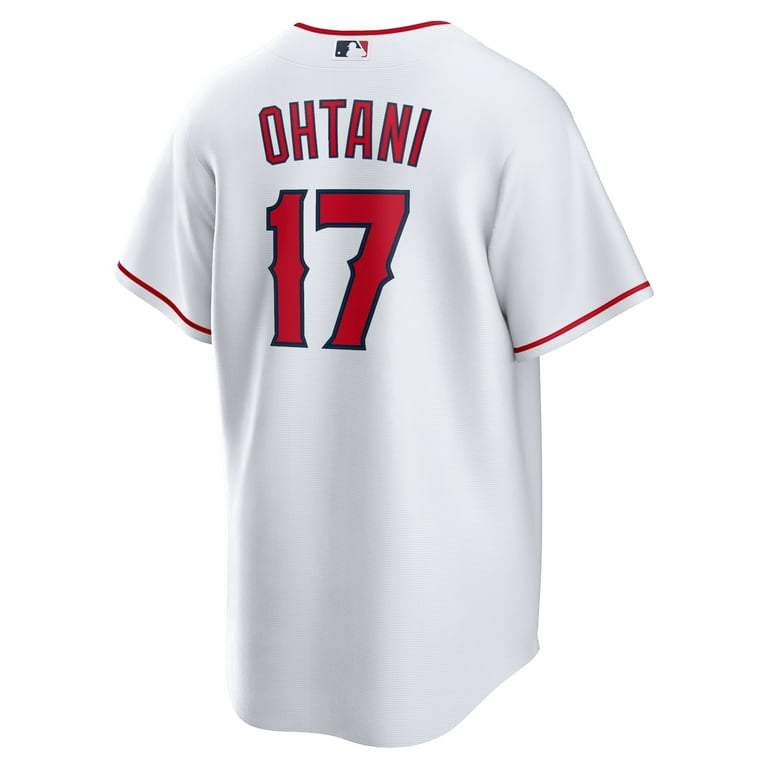 Men's Nike Shohei Ohtani White Los Angeles Angels Home Replica Player Name  Jersey 
