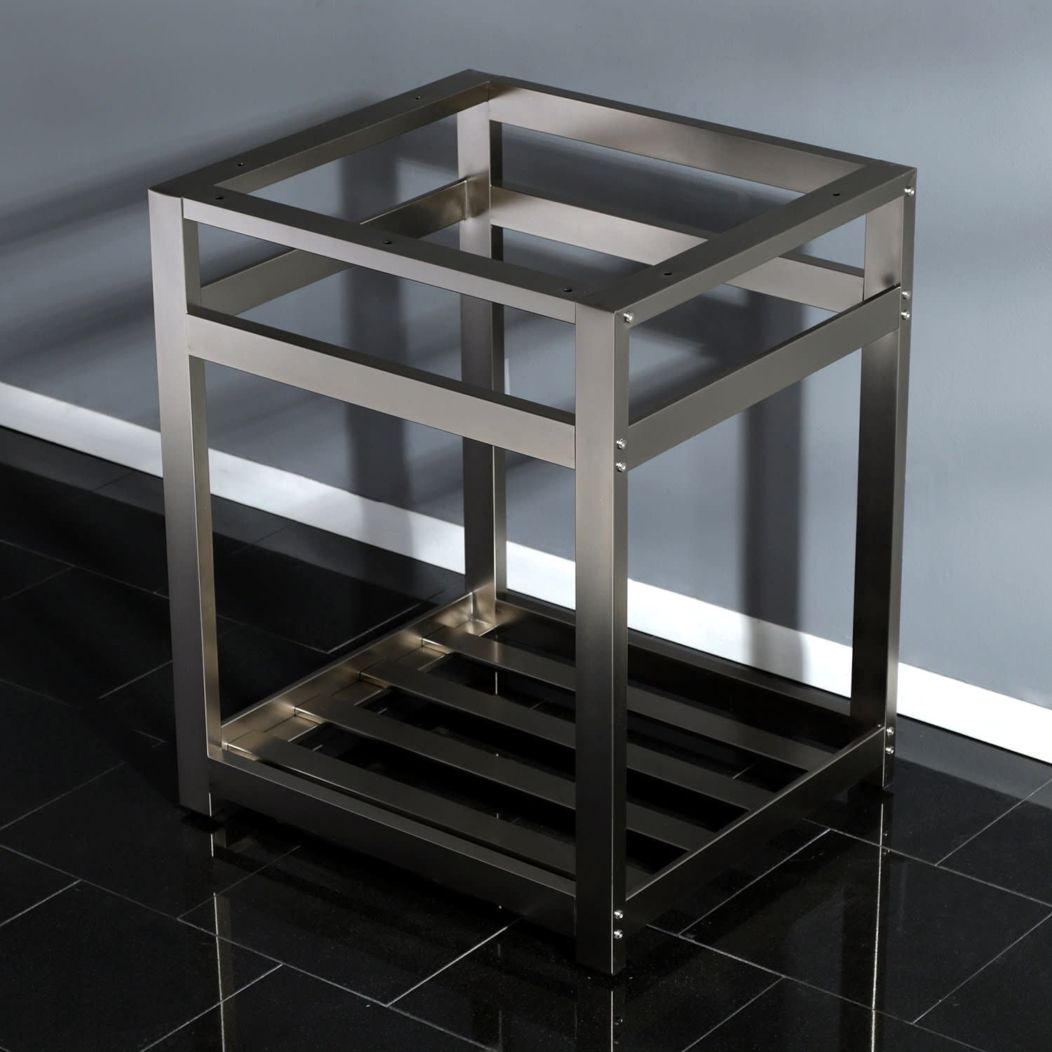 Kingston Brass VSP2522A0 25" Wide X 30" High Console Stand - Black