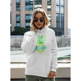 thumbnail image 2 of Pineapple And Aloha Hoodie Women -Image by Shutterstock, Female Medium, 2 of 4