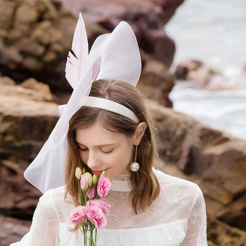 Women Fascinators Church Pillbox Hat 