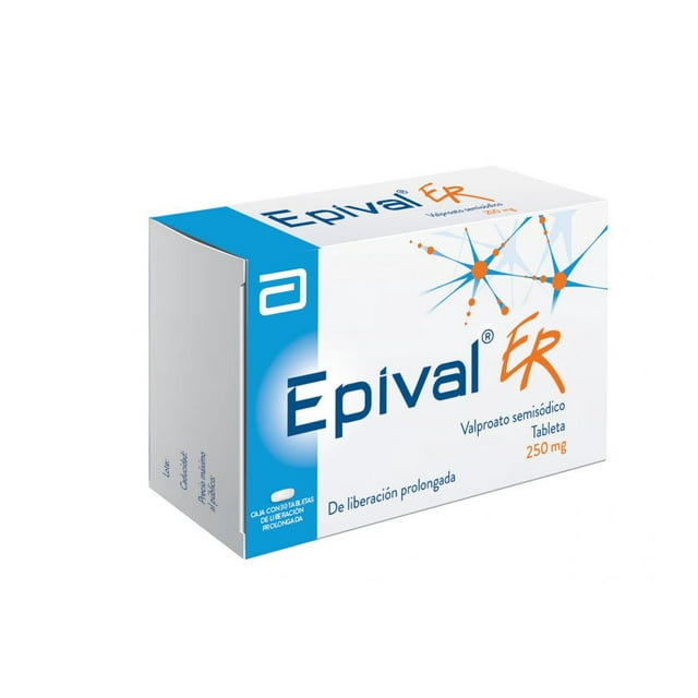 Epival ER 250 mg 30 tabletas de liberación prolongada