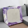 thumbnail image 3 of Renewold Butterfly Marble Violet Stretch Sofa Cushion Cover Soft Couch Seat Cushion Slipcover Furniture Protector Washable Anti-Slip with Elastic Bottom, S, 3 of 5