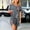 a-Gray Womens Summer Dress, variant on Women's Casual Dresses A Line Swing Cold Shoulder Short Sleeves Summer Beach Mini Dress Floral V Neck Sundresses