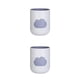 thumbnail image 3 of Yuarrent Taza linda nórdica nubes simples tazas de cepillado personalidad reutilizable soporte para de dientes pareja amante regalos gris Gris blanco 301-400ml 2Conjunto, 3 of 6