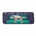thumbnail image 1 of Cartoon Computer Mouse Pad, Scandinavian Design Koala Bear Sleeping in the Bed Time to Sleep Night Text, Rectangle Non-Slip Rubber Mousepad Large, 31" x 12" Gaming Size, Multicolor, by Ambesonne, 1 of 2