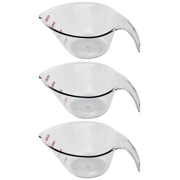 3PCS Experiment Measuring Cup Easy To Read Measuring Cup Clear Measuring Cup