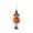 D, variant on huayou Jack O Lantern Witch Pumpkin Hanging Ornament, 7.87 Inch Glitter Pumpkin Figure for Indoor Wall Window Halloween Party Decor
