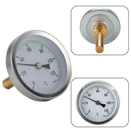 

BCLONG Thermometer with diving sleeve 1/2 \ Axial screw -in buffer boiler heating 120℃