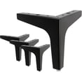 thumbnail image 1 of Patas para muebles de 7 "/17,5 cm, 4 pies de muebles triangulares de diamante de Metal modernos, reemplazo DIY para armario, sofá, silla otomana Ormromra WMZL-816-4, 1 of 6