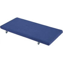 Piano Bench Cushions 40x14 Inch for Reading Nook with Ties Non Slip Picnic Bench Pad for Kitchen Dining Table Seat, Navy Blue