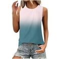 thumbnail image 2 of Tank Top For Women Sevevn Womens Summer Tank Tops Beach Vacation Fashion Outfits Clothes Crewneck Loose Fit Casual Spring Sleeveless Shirts, 2 of 4