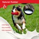 thumbnail image 2 of Juguete indestructible para perros grandes, juguetes para masticar para perros, juguete de cepillo de dientes de goma casi indestructible para mascotas medianas y grandes (rojo) JM, 2 of 5