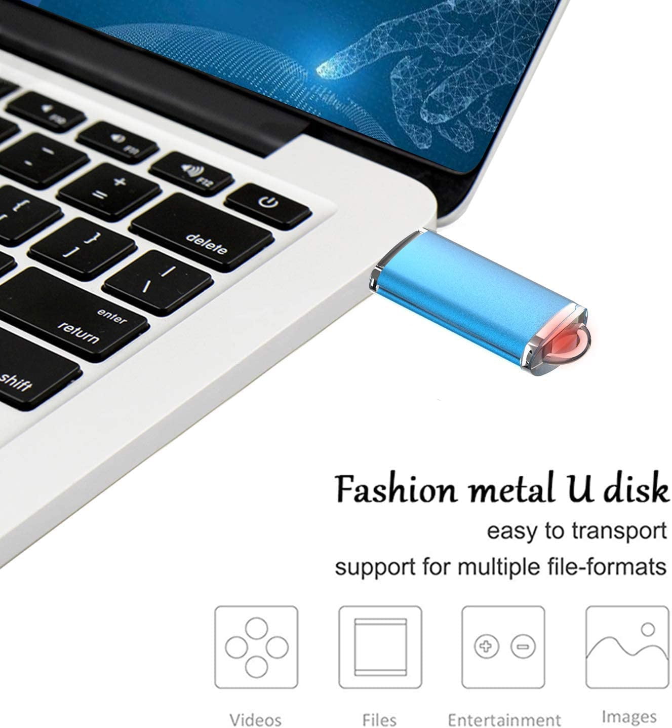 64GB USB 3.0 Flash Drive 10 Pack Flash Drives (64GB 10PACK Blue &nbsp;)