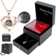 thumbnail image 1 of Lieonvis Preservado Rosa Real con Collar Flor de Rosa Encantada Regalo Romántico de Flor Real Eterna para Su Novia de Mujer Mamá Esposa en el Día de San Valentín Día de la Madre Aniversario Cumpleaños, 1 of 10