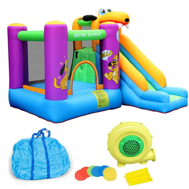 Bseka Children S Magic Castle Bounce House Bounce House With Bblower Slide Outdoor Backyard Inflatable Bounce Hhouse For Toddlers Giant Bounce House Walmart Com Walmart Com