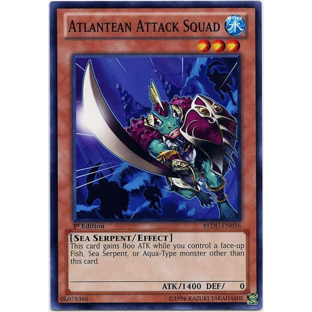 Yugioh Return Of The Duelist Atlantean Attack Squad Redu En036 Walmart Com Walmart Com