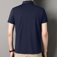 thumbnail image 6 of Lopecy-Sta Shirt for Mens Patterned Short Sleeve Button Placket Casual Business Top with Chest Pocket Comfortable Breathable Knit Tee for Men Work and Casual Occasions, 6 of 8