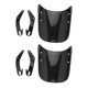 thumbnail image 1 of 2x flujo de aire ajustable Universal motocicleta faro parabrisas Deflector de viento motocicleta, 1 of 5