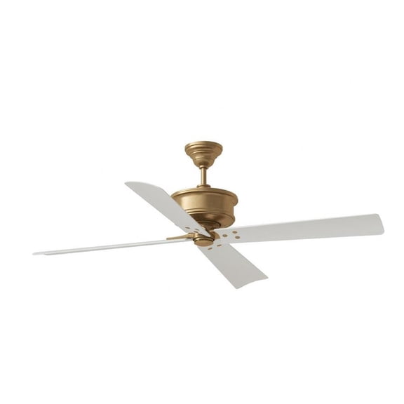 4 Blade Ceiling Fan in Traditional Style-16.1 inches Tall and 56 inches Wide-Hand Rubbed Brass Finish Bailey Street Home 96-Bel-4829418