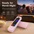 thumbnail image 2 of Remote Silicone Case for Roku Voice,Roku Express 4K+ 2021,Ultra LT Enhanced Voice,Express 3930,Premiere+ 3921,Streaming Stick+ Remote,Honey Comb Anti Slip Shockproof Cover,Pink Sand, 2 of 10