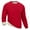1# Red, variant on Fshiont Men's Sherpa Lined Sweatshirts Warm Soft Crewneck Sweatshirts Heavyweight Winter Pullover Kangaroo with Pouch Pocket Khaki 2XL