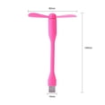 thumbnail image 3 of Mini ventilador USB portátil y flexible para Power Bank/Notebook Summer Gadget (rosa), 3 of 5