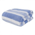 thumbnail image 2 of Nvzi Toallas de 2 piezas, 27,56 x 55,12 pulgadas, toalla de tiras anchas de vellón coral, livianas, toallas de secado rápido para su baño (color café), 2 of 5