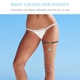 thumbnail image 3 of Shisuyan Chaîne de Cuisse pour Dames Réglable 1Ensemble 16.1x0.8in, 3 of 8