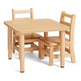thumbnail image 3 of Purpose+ Kids Square Maple Classroom Table - 24" x 24", 3 of 3
