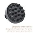 thumbnail image 3 of TranquilBeauty Scalp Massager Shampoo Brush - Exfoliator for Dandruff Removal - Head Relaxation and Promotion of Hair Growth - Scrubber with Silicone Bristles for Wet or Dry Hair - Shower Massagers, 3 of 6