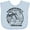 Blue, variant on Inktastic Summer Vacation Mode Clearwater Beach Florida Boys or Girls Baby Bib