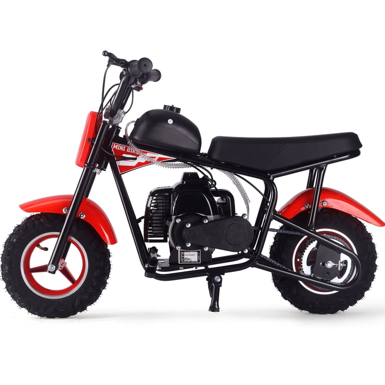 MotoTec Urchin 49cc 2-Stroke Kids Gas Mini Bike Red - Walmart.com
