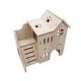 thumbnail image 2 of Hamster House Exercise Toy Small Nesting Villa for Guinea Pig Mouse Hedgehog 17cmx11.5cmx17cm, 2 of 8