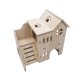 thumbnail image 2 of Casa para hámster, juguete de ejercicio, cobertizo para mirar, túnel, jaula fácil de montar, villa de anidación 17cmx11.5cmx17cm, 2 of 9