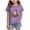 Purple, variant on Xyant Christmas Shirts for Kids, Boys Girls Santa Claus Christmas Tree Print Short Sleeve Tshirts Toddler Funny Holiday Gift Xmas Graphic Tees Tops, Size 7-8 Years
